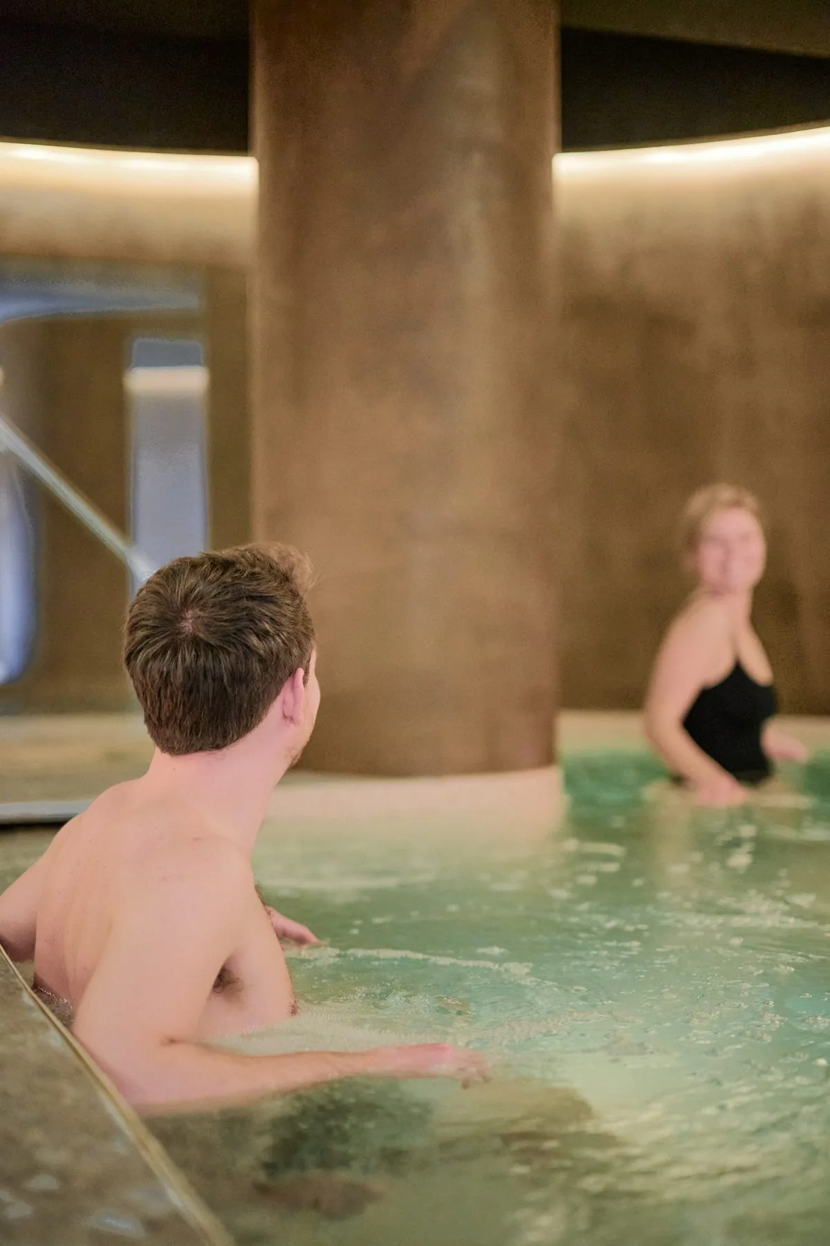 La piscina della spa dell'hotel